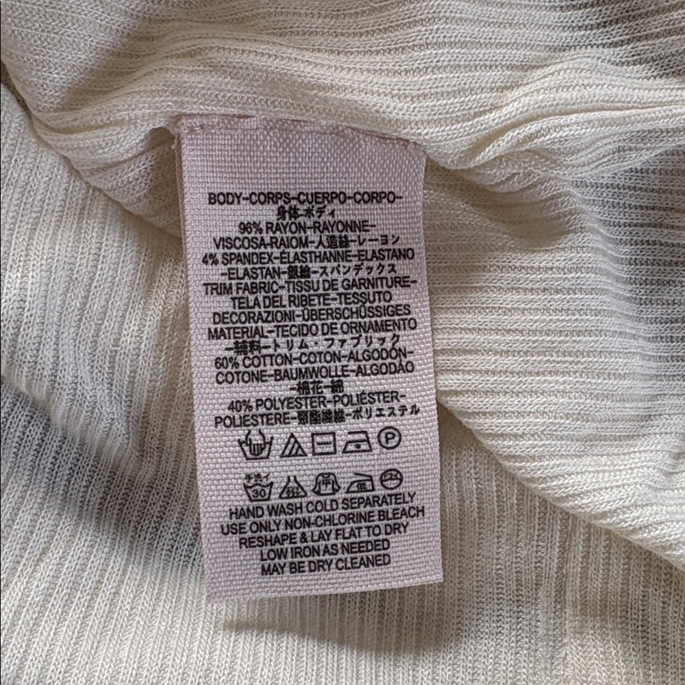 Free People We The Free Golden Gate Tee Ivory size S - Picture 6 of 6